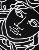 Black Medusa Embroidery Crew Neck Pullover Sweater Versace
