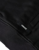 Black Medusa Print Cotton Full Zip HoodieSweatshirt Sweater Versace