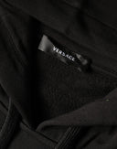 Black Medusa Print Cotton HoodiePullover Sweatshirt Sweater Versace