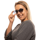 Серебряная женская оправа для очков