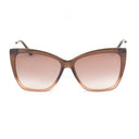 Brown Metal Sunglasses