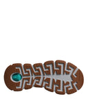 White Trigreca Barocco Print Low Top Sneakers Shoes Versace