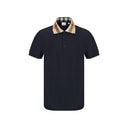 Blue Cotton Polo Shirt