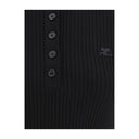 Black Viscose Polo Shirt