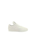 White Calf Leather Bos Taurus Low Top Sneakers