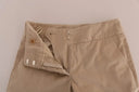 Chic Beige Bootcut Flared Pants - Allure Absolue