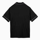 Valentino Black silk bowling shirt