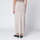 ALMADA LABEL Umi skirt in taupe cashmere