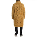 Yellow Wool Long Teddy Coat Jacket - Allure Absolue