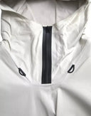 White Leather Men Waterproof Jacket Blouson - Allure Absolue