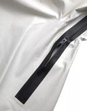 White Leather Men Waterproof Jacket Blouson - Allure Absolue