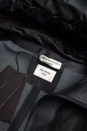 Black Leather Hooded Men Trenchcoat Jacket - Allure Absolue