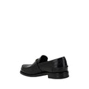 Black Calf Leather Bos Taurus Slip-On Loafers