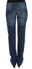 Chic Boot Cut Blue Wash Denim Cavalli