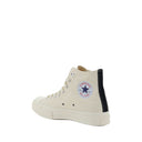 White Rubber High Top Sneakers