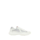 White Calf Leather Bos Taurus Low Top Sneakers
