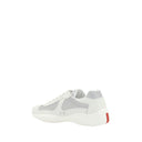 White Calf Leather Bos Taurus Low Top Sneakers
