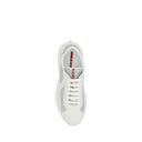 White Calf Leather Bos Taurus Low Top Sneakers