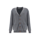 Gray Cotton Cardigan