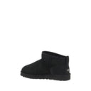 Black Goatskin Ankle Boots