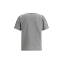 Grey Cotton Oversized T-shirt Saint Laurent
