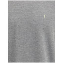 Grey Cotton Oversized T-shirt Saint Laurent