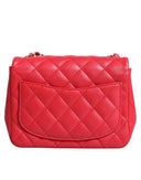 Pink Matelasse Chain Shoulder Lambskin Purse Mini Chanel