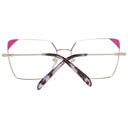 Montura de gafas para mujer en oro rosa