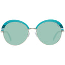 Бирюзовые женские солнцезащитные очки