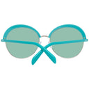 Бирюзовые женские солнцезащитные очки