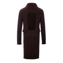 Elegant Viscose Brown Dress - Allure Absolue