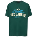 Green Cotton T-Shirt Dsquared²