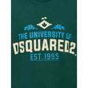 Green Cotton T-Shirt Dsquared²