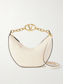 Ivory Leather Small Hobo Vlogo Shoulder Bag Valentino Garavani