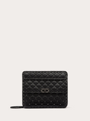 Black Nappa Leather Medium Rockstudt Spike Bag Valentino Garavani