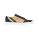Black Leather New Salmond Sneakers Burberry