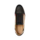 Black Leather New Salmond Sneakers Burberry