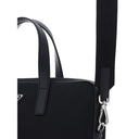 Black Polyamide Shoulder Bag