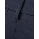 Chic Blue Linen Trousers Lardini