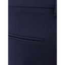 Elegant Blue Wool Pants for Women Lardini