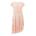 Elegant Pink Acetate Dress - Allure Absolue
