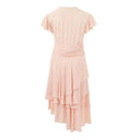 Elegant Pink Acetate Dress - Allure Absolue