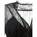 Elegant Black Nylon Dress - Allure Absolue