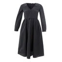 Elegant Black Polyester Dress - Allure Absolue