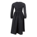 Elegant Black Polyester Dress - Allure Absolue