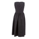 Elegant Black Polyethylene Dress - Allure Absolue