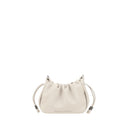 Beige Calf Leather Bos Taurus Shoulder Bag