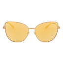 Brown Metal Sunglasses