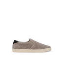 Gray Leather Sneaker Brunello Cucinelli