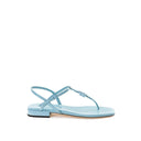 Blue Patent Leather Sandal Miu Miu